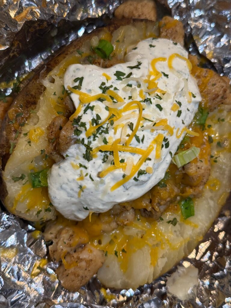 CHICKEN BAKED POTATO