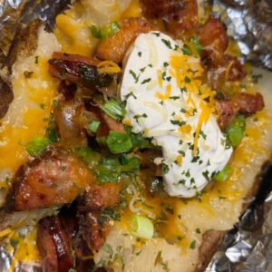 SAUSAGE BAKED POTATO