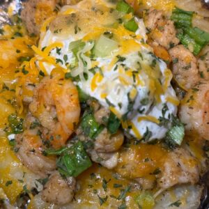 SHRIMP BAKED POTATO