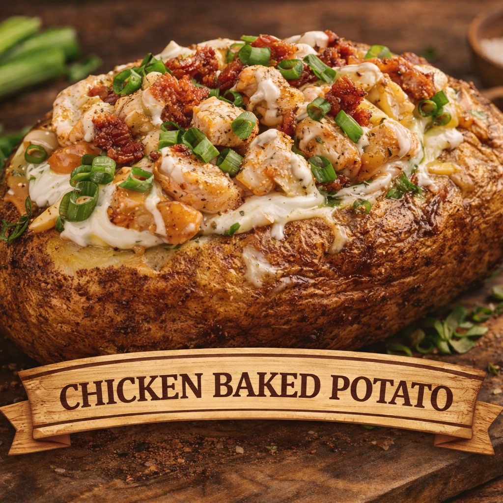 Chicken baked potato