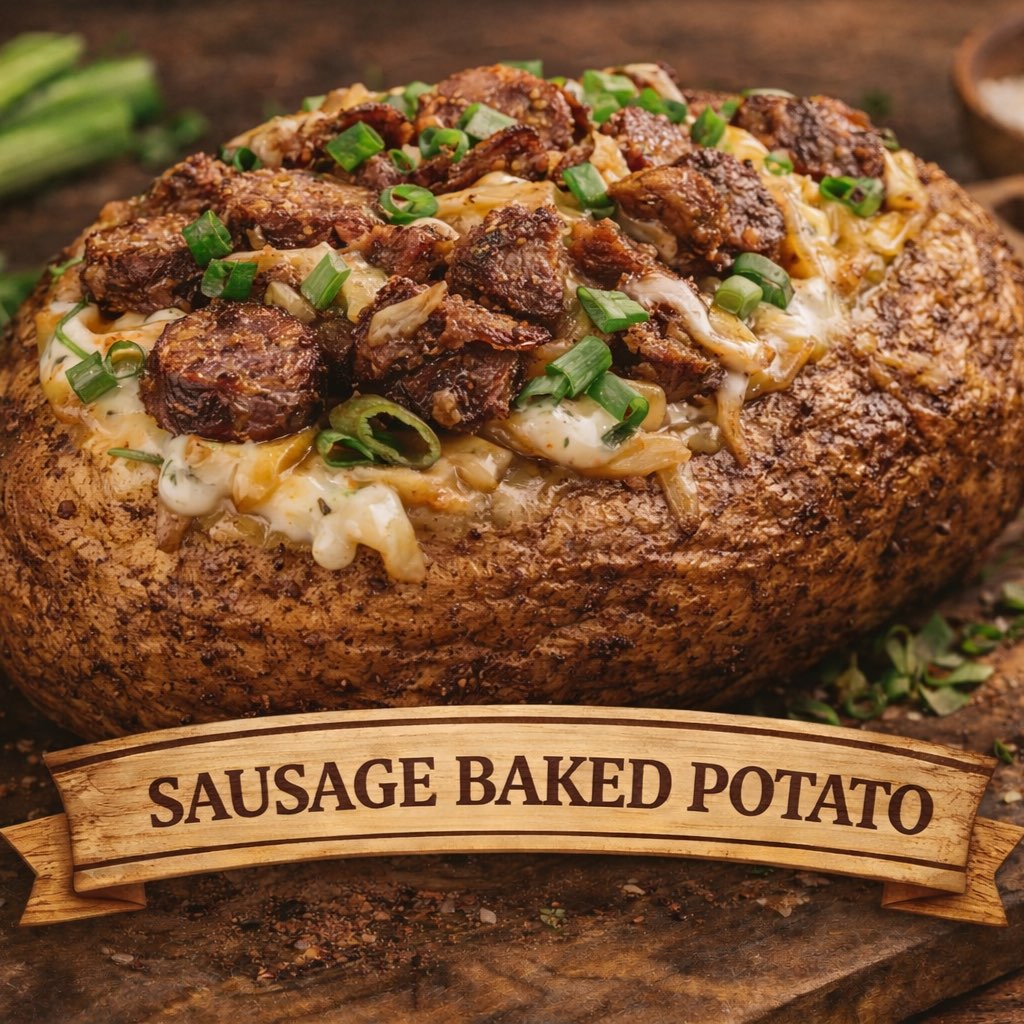 Sausage baked potato